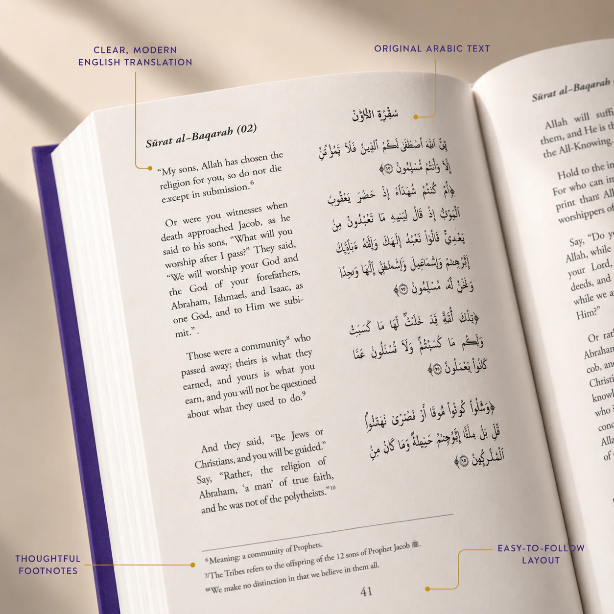 Purple Quran - English & Arabic Translations - Image 3